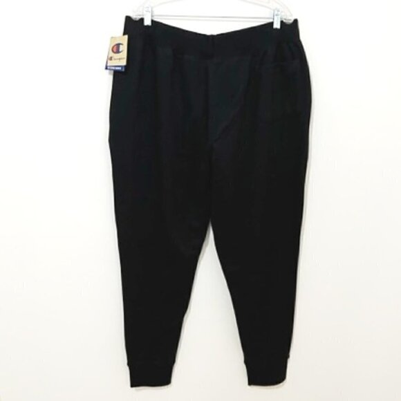 Champion Reverse Weave Black Jogger Sweatpants - Picture 3 of 7